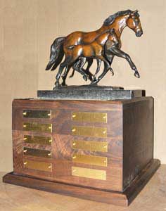 Texas Super Series Hunter Breeding Championship Perpetual Trophy