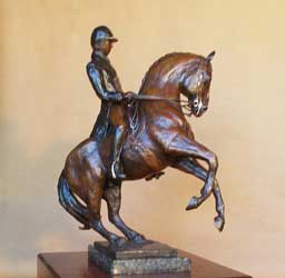 Pirouette In Bronze Side View