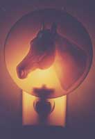 Lighted QH Horse