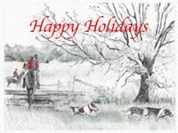 Happy Holidays Hunt Card