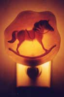 Lighted Rocking Horse